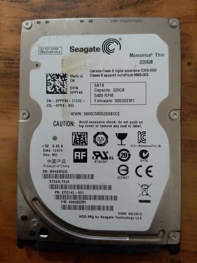 Laptop Upgrade Combo: 256GB SSD + 320GB HDD + 8GB RAM (DDR3)
