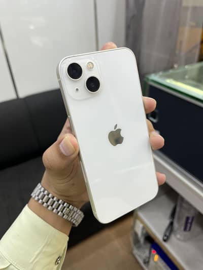 iPhone 13 128GB Non-PTA JV - White - 86% BH - 4 Months SIM - Waterpack