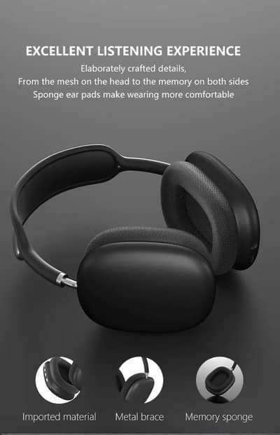 P9 WIRELESS Bluetooth headphones - Foldable, Stereo sound