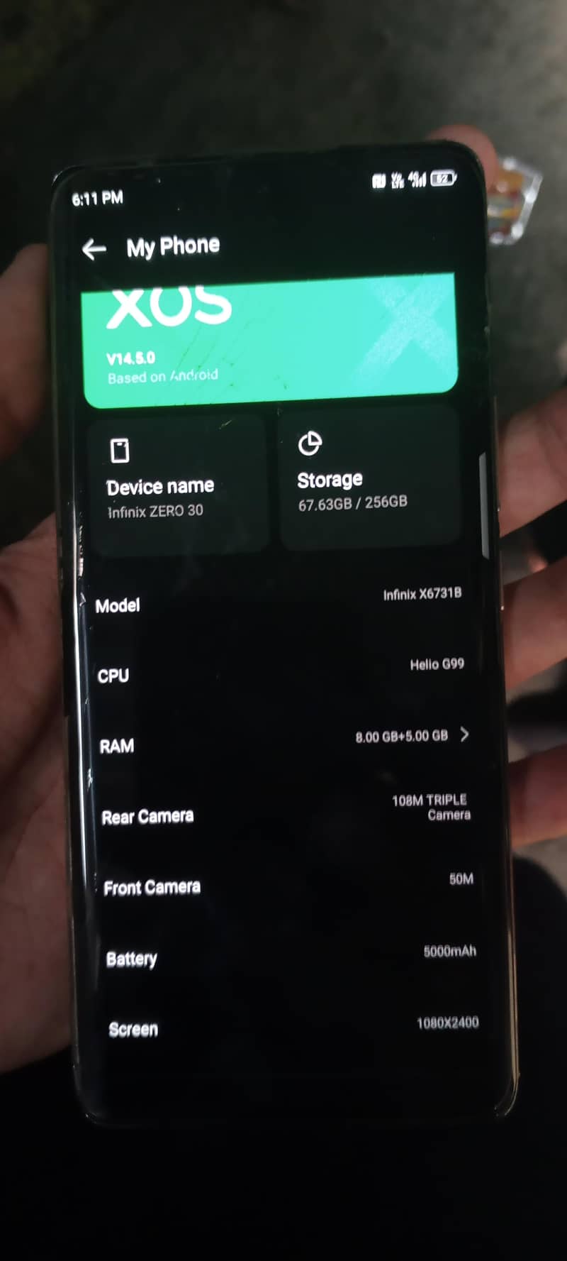 Infinix Zero 30 7