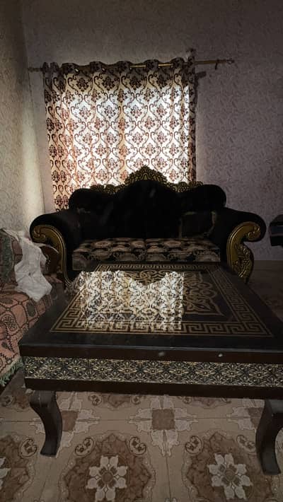 2 seater sofa with center table for sell