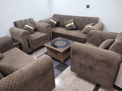 7 seater sofa set with two tables