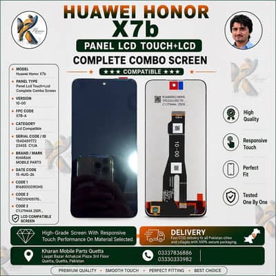 Huwei Honor X7B Panel Lcd Touch