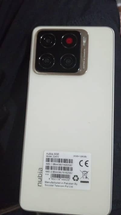Zte nubia a 56