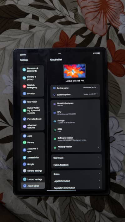 Lenovo Idea Tab Pro (128GB / 8GB RAM) – Super Clean Condition!
