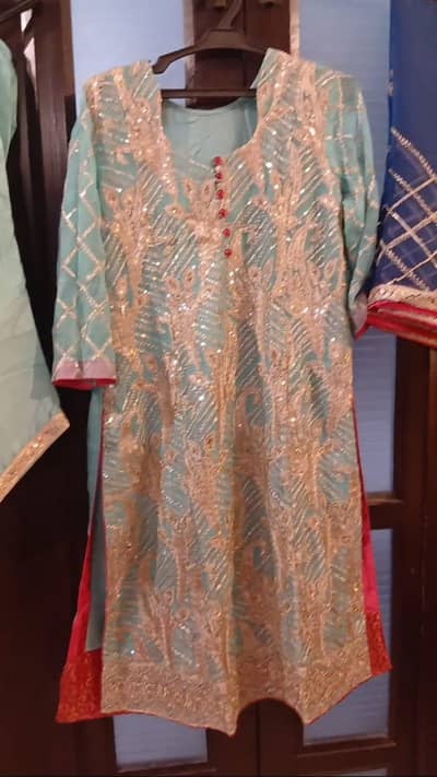 Chiffon Embroided Shalwar Kameez - 3_piece