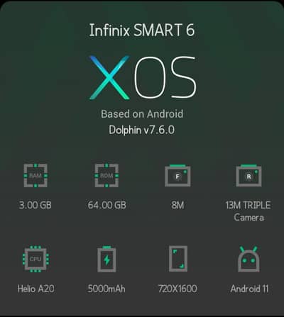 Infinix Smart 6 excellent condition