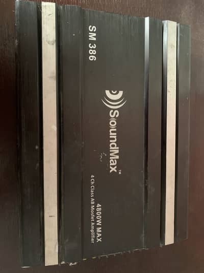 Sound Max SM-386 4 Channel Amplifier 4800W