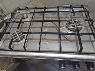 Stove 3 burner Stainless Steel