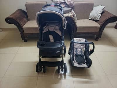 baby cout and pram