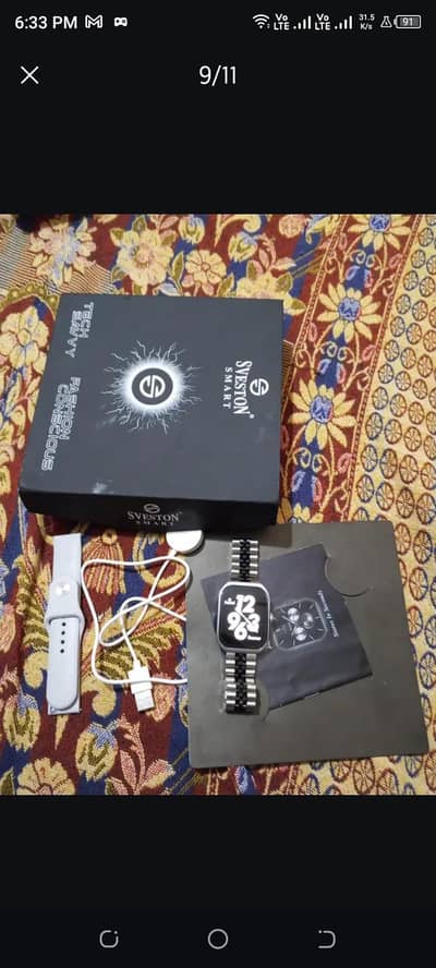 Sveston Prestige Smart watch 7 days battery  life