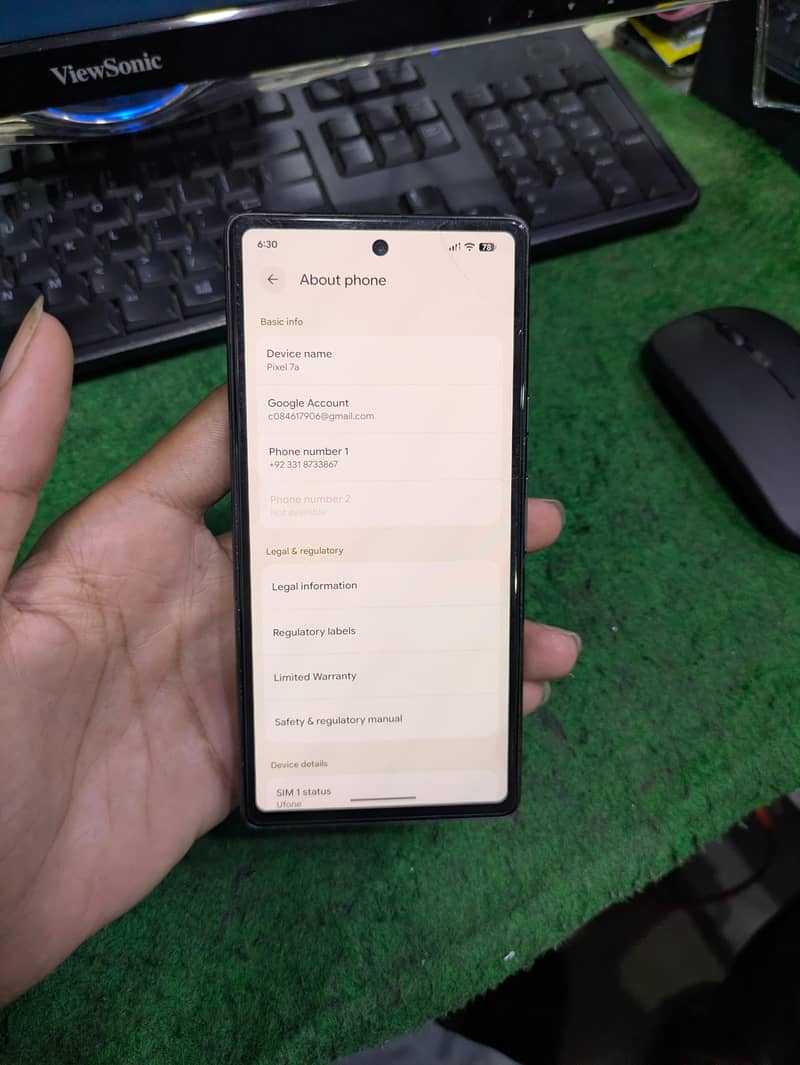 Google Pixel 7a 9