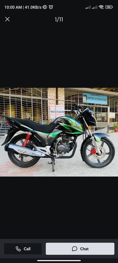 CB150f 2018 Model lush condition