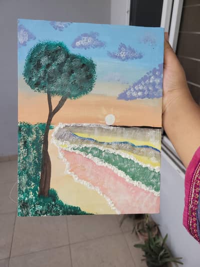 Nature Sea Acrylic Painting . Customized painting available