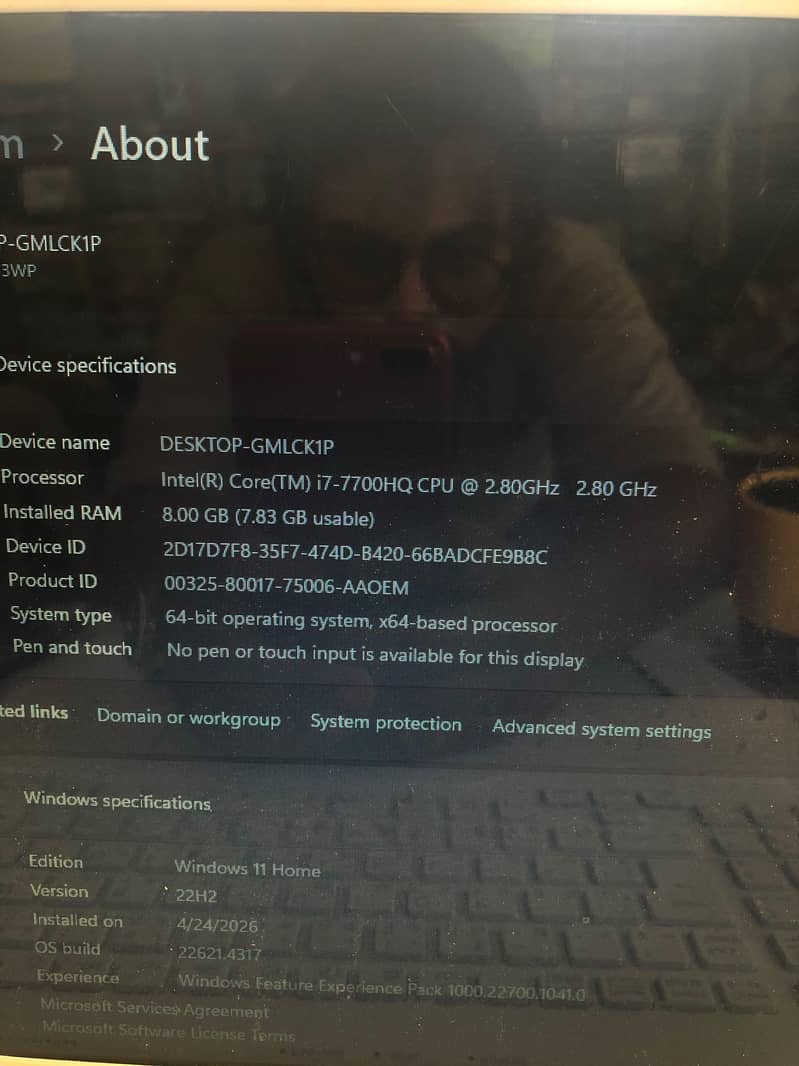 fujitsu i7 7th generation 1