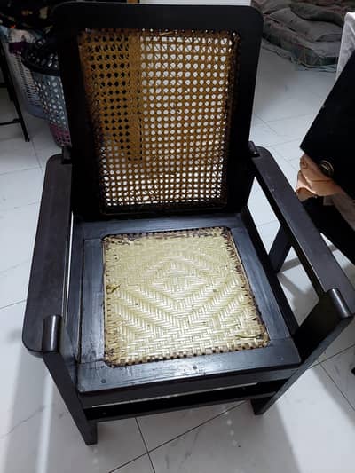 pair of Sheesham chairs for sale