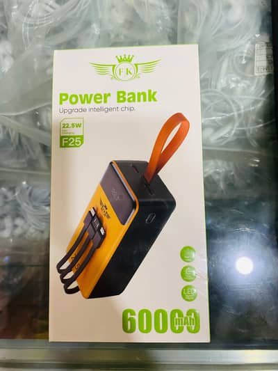  60000mAh Power Bank | 22.5W Fast Charging  | LED Display