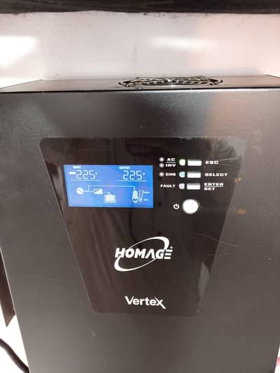 Homeage VERTEX Model: HVS-1214-SCC  MPPT SOLAR INVERTER
