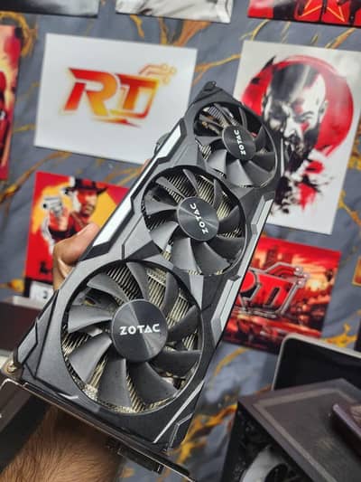Zotac Rtx 2070 8gb Nvidia Gpu Graphic card Triple Fan read ad