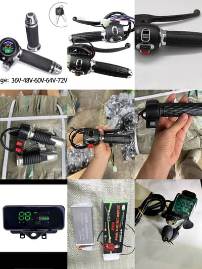 Electric bike E bike Throttle Battery charger 48v 60v 72v 5A 8A 10A