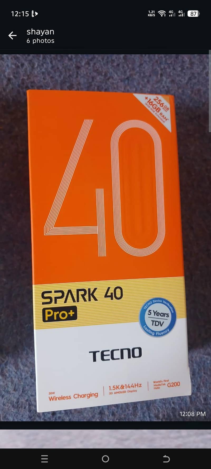 Tecno  SPARK 40PRO PLUS 3