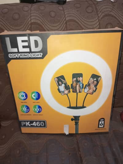Led soft ring light full set brand new