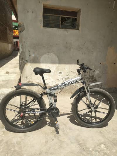 plus brand bicycle 26 inch dual disc golf model