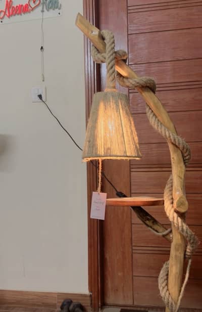 pure wooden lamp brand new