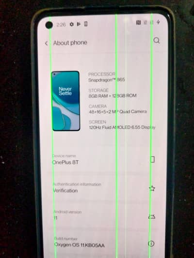 One Plus 8T 8/128