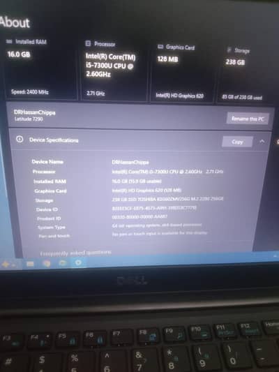 I5 7th  ram 12 ha laptop  for sale
