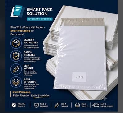 Packaging flyers and zippers