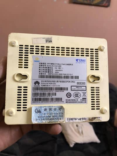Huawei fiber optics wifi router working perfect