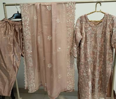 sisha silk cutdana 3 pec suit large to extra large