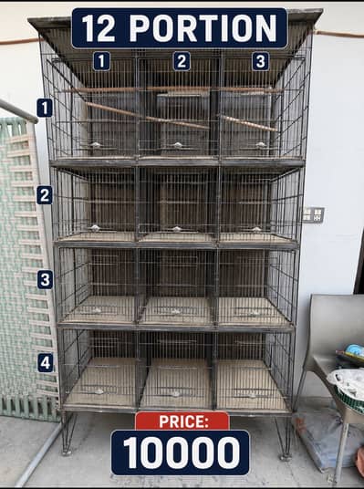 Customize and partition cages for sale