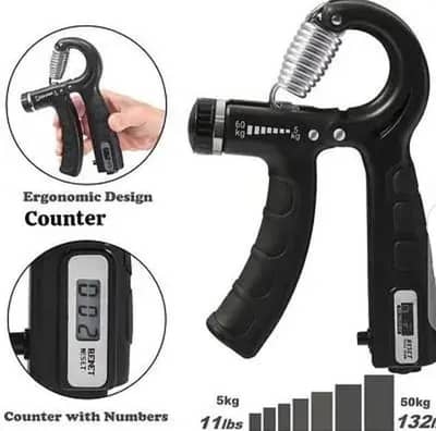 Digital Counter Adjustable Hand Gripper