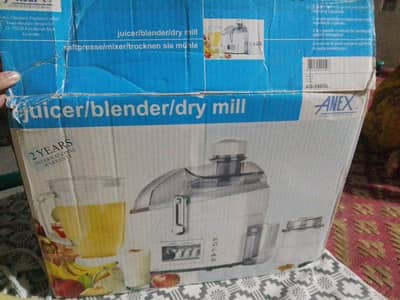 ANEX AG-180GL Juicer / Blender / Dry Mill — 100% Unused