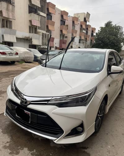 Toyota Altis Grande 2021 black interior