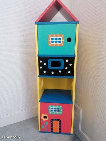 IKEA wooden storage tower