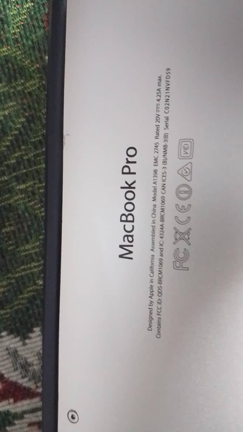 MacBook pro 1