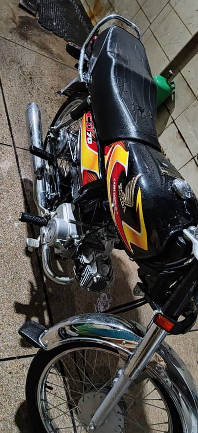 Honda cd70 new bike hai fast  total diver 3000 23/11/25 ke preach hai