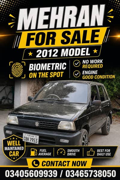 Suzuki Mehran VX 2012