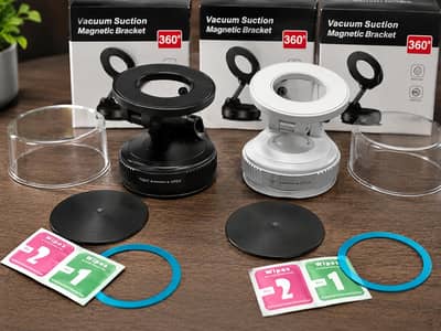  360° Magnetic Vacuum Suction Car Mobile Holder