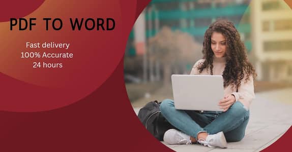 pdf to word data entry - 200 PKR per page