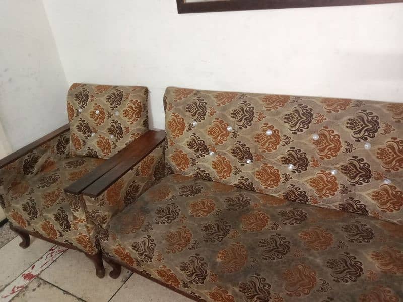 sofa 3 seater solid wood 1