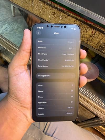 Apple iPhone 11 Pro Max (Jv 256 Gb )