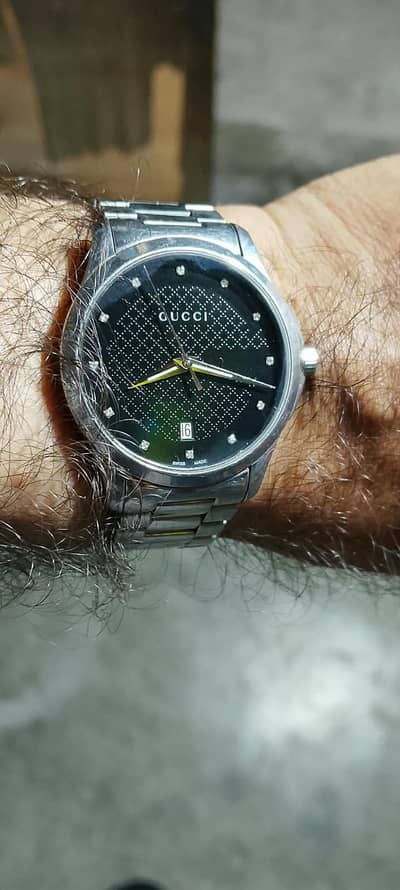 Gucci G-Timeless YA126456 stainless steel watch