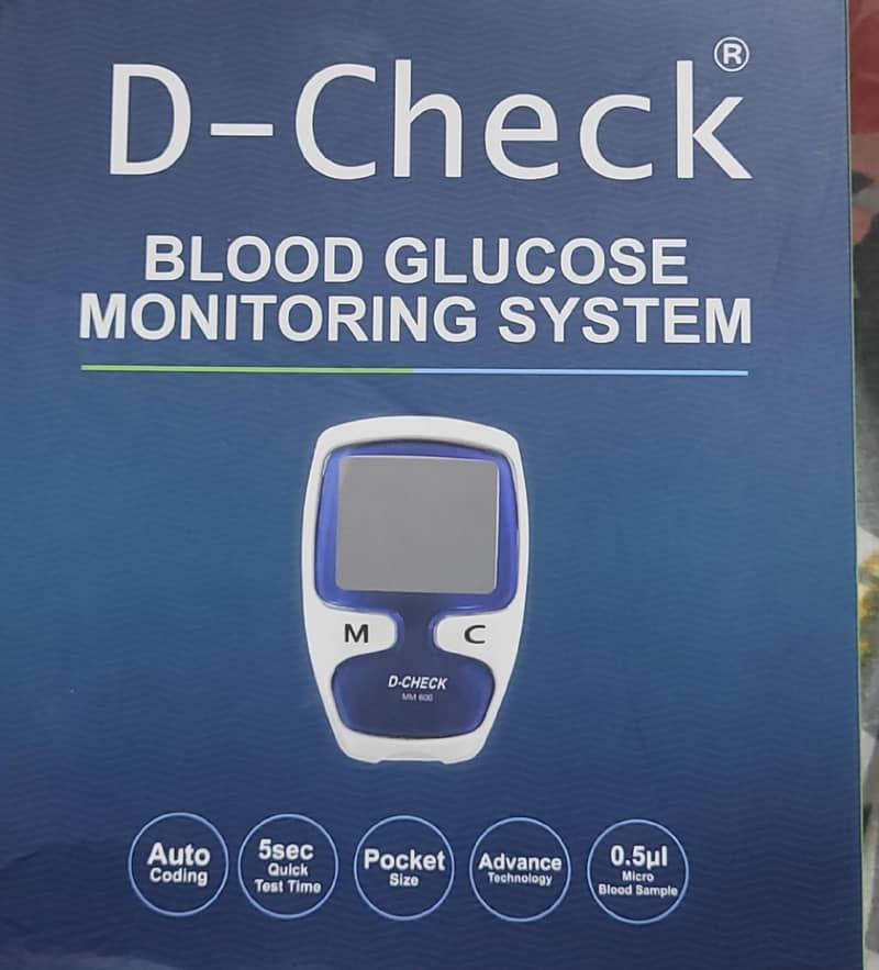 Sugar Testing Machine / Glucometer with Complete Kit 0