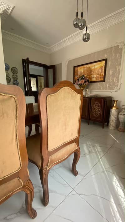 8 Person Dining Table ( All Sheesham Wood ]