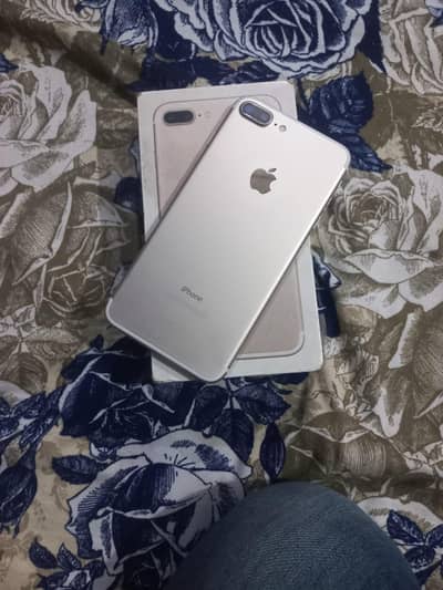 iphone 7plus pta apporved 128gb bh 100% change finger ok