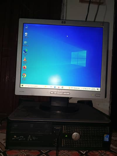 core 2 due e7500 64 bit ddr3 ram 4gb 2.93 GHz with HP lcd 19 inch